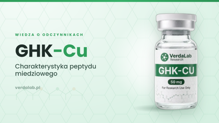 GHK-Cu — charakterystyka peptydu miedziowego, fiolka odczynnika VerdaLab