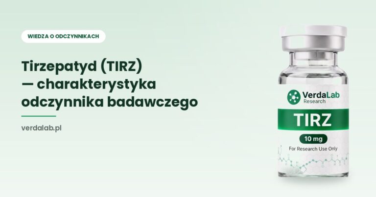 Fiolka tirzepatydu (TIRZ) — odczynnik badawczy VerdaLab